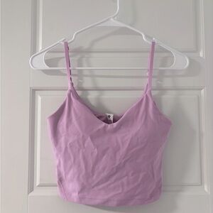 Pink Lululemon tank top